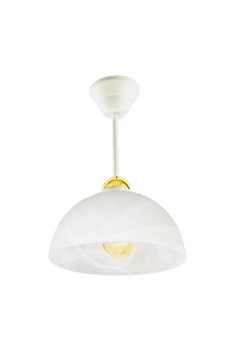 Biała nowoczesna lampa sufitowa - S6-E19 ze sklepu Edinos.pl w kategorii Lampy sufitowe - zdjęcie 177939768