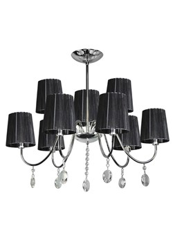 Czarna nowoczesna lampa wisząca - 5X D263 Bolivia ze sklepu Edinos.pl w kategorii Lampy wiszące - zdjęcie 177939789