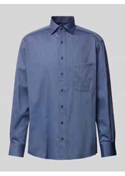 Koszula biznesowa o kroju comfort fit z kołnierzykiem typu kent ze sklepu Peek&Cloppenburg  w kategorii Koszule męskie - zdjęcie 177943657
