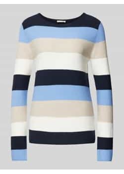 Sweter z dzianiny o kroju regular fit z oddychającej mieszanki bawełny ze sklepu Peek&Cloppenburg  w kategorii Swetry damskie - zdjęcie 177944796