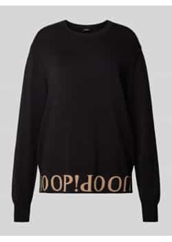Sweter z dzianiny z okrągłym dekoltem ze sklepu Peek&Cloppenburg  w kategorii Swetry damskie - zdjęcie 177947205