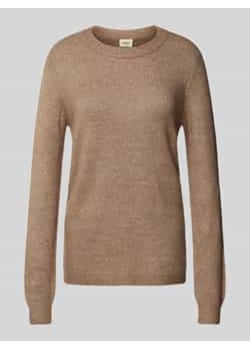 Sweter z dzianiny z okrągłym dekoltem model ‘Rellis’ ze sklepu Peek&Cloppenburg  w kategorii Swetry damskie - zdjęcie 177947637