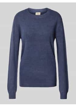 Sweter z dzianiny z okrągłym dekoltem model ‘Rellis’ ze sklepu Peek&Cloppenburg  w kategorii Swetry damskie - zdjęcie 177948645