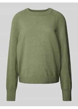 Sweter z dzianiny z okrągłym dekoltem ze sklepu Peek&Cloppenburg  w kategorii Swetry damskie - zdjęcie 177951266