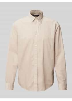 Koszula sztruksowa o kroju regular fit z czystej bawełny ekologicznej ze sklepu Peek&Cloppenburg  w kategorii Koszule męskie - zdjęcie 177959458