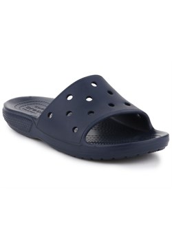 Klapki Crocs Classic Slide M 206121-410 granatowe niebieskie ze sklepu ButyModne.pl w kategorii Klapki męskie - zdjęcie 177967215