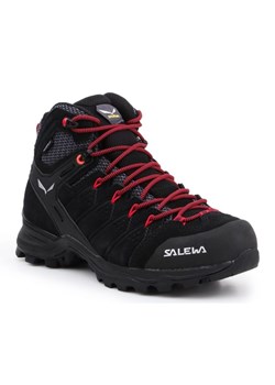 Buty Salewa Ws Alp Mate Mid Wp W 61385-0998 czarne ze sklepu ButyModne.pl w kategorii Buty trekkingowe damskie - zdjęcie 177967249