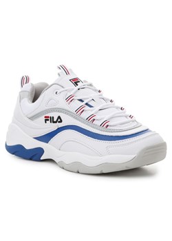 Buty Fila Ray Flow 1010578-02G białe ze sklepu ButyModne.pl w kategorii Buty sportowe męskie - zdjęcie 177967627