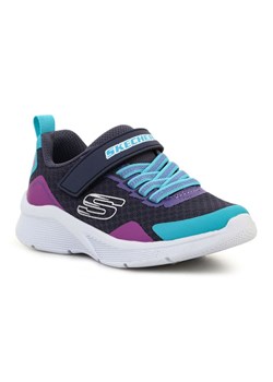 Buty Skechers 302348L-CCMT niebieskie ze sklepu ButyModne.pl w kategorii Buty sportowe dziecięce - zdjęcie 177967815