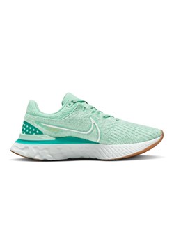 Buty Nike React Infinity Run Flyknit 3 DD3024-301 zielone ze sklepu ButyModne.pl w kategorii Buty sportowe damskie - zdjęcie 177968288