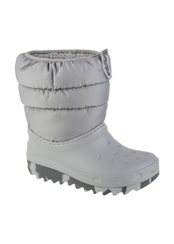 Buty Crocs Classic Neo Puff Boot 207684-007 szare ze sklepu ButyModne.pl w kategorii Buty zimowe dziecięce - zdjęcie 177968386