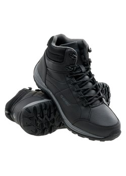 Buty Hi-Tec Canori Mid 92800210754 czarne ze sklepu ButyModne.pl w kategorii Buty trekkingowe męskie - zdjęcie 177968478