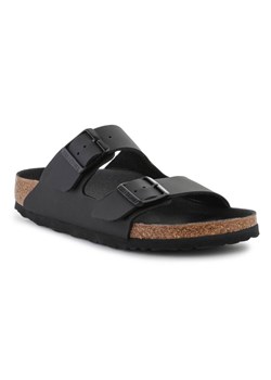 Klapki Birkenstock Arizona Triples 1019069 czarne ze sklepu ButyModne.pl w kategorii Klapki damskie - zdjęcie 177968897