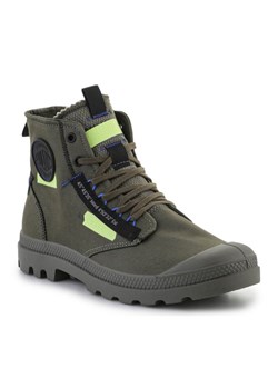 Buty Palladium Pampa Hi Re-Craft U 77220-309-M zielone ze sklepu ButyModne.pl w kategorii Trampki damskie - zdjęcie 177968945