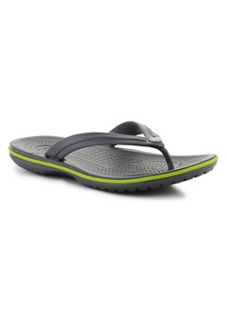 Japonki Crocs Crocband Flip 11033-0A1 szare ze sklepu ButyModne.pl w kategorii Klapki męskie - zdjęcie 177969138