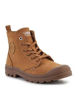 Buty Palladium Pampa Hi Zip M 06440-237-M brązowe ze sklepu ButyModne.pl w kategorii Buty zimowe męskie - zdjęcie 177969656