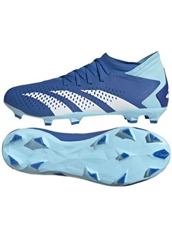 Buty piłkarskie adidas Predator Accuracy.3 Fg GZ0026 niebieskie ze sklepu ButyModne.pl w kategorii Buty sportowe męskie - zdjęcie 177969765