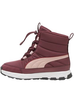 Buty Puma Evolve Boot Jr 392644 04 czerwone ze sklepu ButyModne.pl w kategorii Buty zimowe dziecięce - zdjęcie 177969899