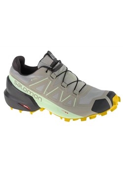 Buty do biegania Salomon Speedcross 5 Gtx W 416128 szare ze sklepu ButyModne.pl w kategorii Buty trekkingowe damskie - zdjęcie 177970057