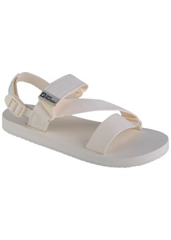 Sandały Jack Wolfskin Urban Entdeckung Belt Sandal W 4056801-5152 beżowy ze sklepu ButyModne.pl w kategorii Sandały damskie - zdjęcie 177970296