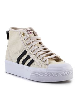 Buty adidas Nizza Platform Mid W H00641 beżowy ze sklepu ButyModne.pl w kategorii Trampki damskie - zdjęcie 177970379