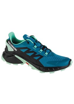 Buty do biegania Salomon Supercross 4 471195 zielone ze sklepu ButyModne.pl w kategorii Buty sportowe męskie - zdjęcie 177970828