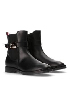 Botki Tommy Hilfiger Chelsea Boot Black T4A5-33048-0036999-999 czarne ze sklepu ButyModne.pl w kategorii Botki - zdjęcie 177971135