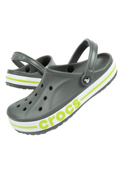 Klapki Crocs Bayaband 205089-0GX szare ze sklepu ButyModne.pl w kategorii Klapki damskie - zdjęcie 177975066