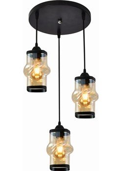 Nieregularna lampa wisząca w stylu glamour - F9-A59 ze sklepu Edinos.pl w kategorii Lampy wiszące - zdjęcie 178013037