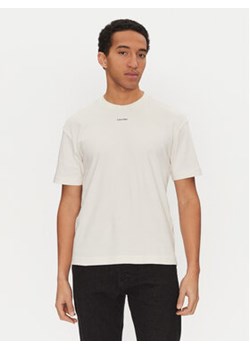 Calvin Klein T-Shirt Nano Logo K10K112487 Biały Regular Fit ze sklepu MODIVO w kategorii T-shirty męskie - zdjęcie 178016495