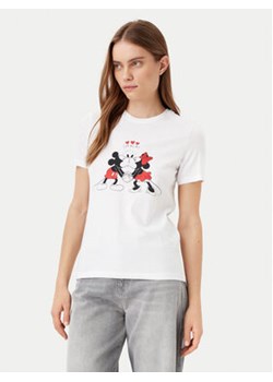 ONLY T-Shirt Mickey 15317991 Biały Regular Fit ze sklepu MODIVO w kategorii Bluzki damskie - zdjęcie 178016649