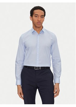 Calvin Klein Koszula K10K114312 Niebieski Slim Fit ze sklepu MODIVO w kategorii Koszule męskie - zdjęcie 178016847