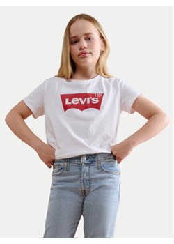 Levi's® T-Shirt 4EK825-W5J Biały Regular Fit ze sklepu MODIVO w kategorii Bluzki dziewczęce - zdjęcie 178017089