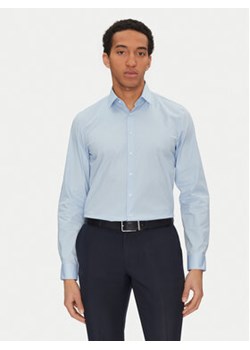 Calvin Klein Koszula K10K114299 Błękitny Slim Fit ze sklepu MODIVO w kategorii Koszule męskie - zdjęcie 178026465