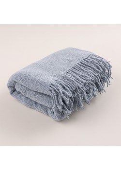 Pled Boucle 140x200 cm dusty blue ze sklepu dekoria.pl w kategorii Koce i pledy - zdjęcie 178027245