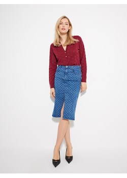 Mohito - Sweter z dekoltem V - kasztanowy ze sklepu Mohito w kategorii Swetry damskie - zdjęcie 178027517