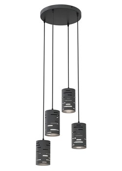 Czarna lampa wisząca w stylu loftowym - D148 H8-N91 ze sklepu Edinos.pl w kategorii Lampy wiszące - zdjęcie 178031187