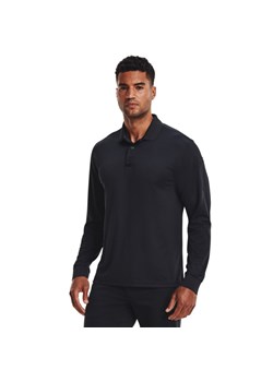 Męski longsleeve treningowy Under Armour UA Tactical Performance Polo 2.0 LS - granatowy ze sklepu Sportstylestory.com w kategorii T-shirty męskie - zdjęcie 178032756
