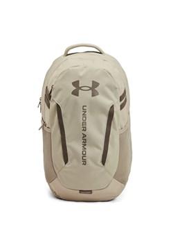 Plecak treningowy uniseks Under Armour UA Hustle 6.0 Backpack - beżowy ze sklepu Sportstylestory.com w kategorii Plecaki - zdjęcie 178033005