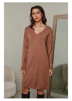 Joséfine Sukienka "Ibrany" w kolorze jasnobrązowym ze sklepu Limango Polska w kategorii Sukienki - zdjęcie 178035548