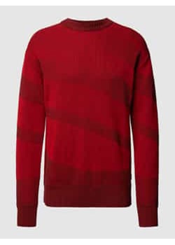 Sweter z dzianiny w stylu Colour Blocking model ‘Arace’ ze sklepu Peek&Cloppenburg  w kategorii Swetry męskie - zdjęcie 178039628