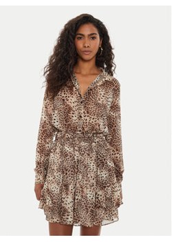 Guess Bluzka W4YH65 WDW82 Brązowy Regular Fit ze sklepu MODIVO w kategorii Koszule damskie - zdjęcie 178042796