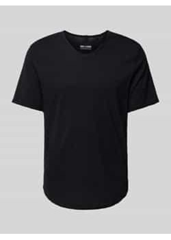 T-shirt z dekoltem w serek model ‘BENNE’ ze sklepu Peek&Cloppenburg  w kategorii T-shirty męskie - zdjęcie 178050309