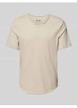 T-shirt z dekoltem w serek model ‘BENNE’ ze sklepu Peek&Cloppenburg  w kategorii T-shirty męskie - zdjęcie 178050559