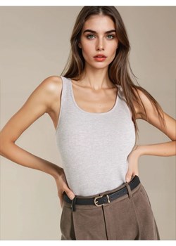 Sinsay - Top - szary - id: 291AI-9MM - marki Sinsay - 178052935 Sinsay - Top - szary ze sklepu Sinsay w kategorii Bluzki damskie - zdjęcie 178052935