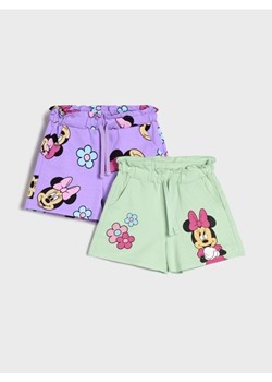 Sinsay - Szorty Minnie Mouse 2 pack - fioletowy ze sklepu Sinsay w kategorii Spodenki dziewczęce - zdjęcie 178053036