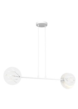 Biała metalowa lampa wisząca - D151 T9-A52 ze sklepu Edinos.pl w kategorii Lampy wiszące - zdjęcie 178054015
