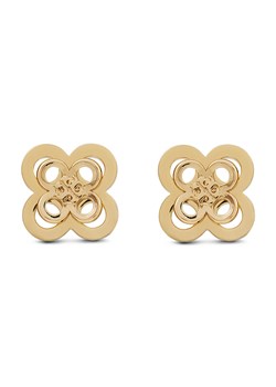 Kolczyki Tory Burch Kira Clover Stacked Stud 153719 Złoty ze sklepu eobuwie.pl w kategorii Kolczyki - zdjęcie 178054478