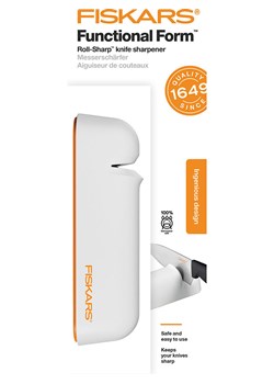 Fiskars Ostrzałka "Funtional Form" w kolorze białym do noży - szer. 16 cm ze sklepu Limango Polska w kategorii Noże kuchenne - zdjęcie 178055306
