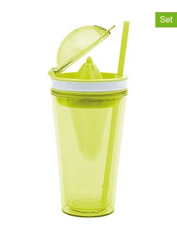 Zak Designs Kubki (2 szt.) w kolorze zielonym - 500 ml ze sklepu Limango Polska w kategorii Kubki - zdjęcie 178055765